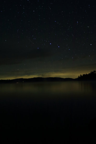 Night at Horseshoe Lake