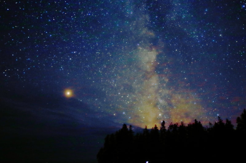 Milky Way over the Seawall at Acadia National Park